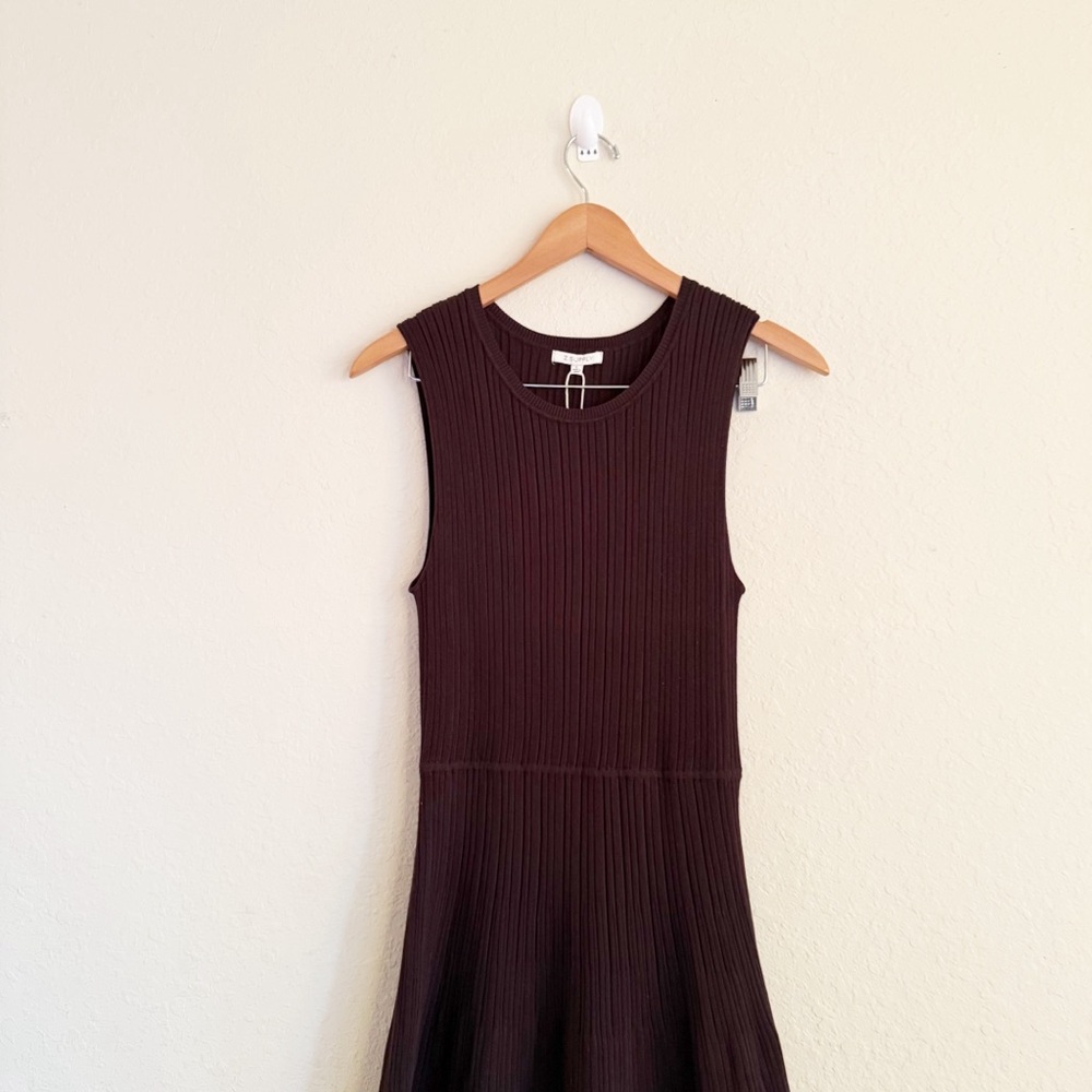 Z Supply Elba Java Brown Midi Dress Size Large - Picture 3 of 8